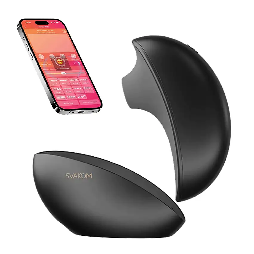 Stimulateur clitoridien connecté Svakom Pulse Galaxie noir