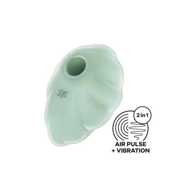 Stimulateur clitoridien sans contact vert "Cloud Dancer"