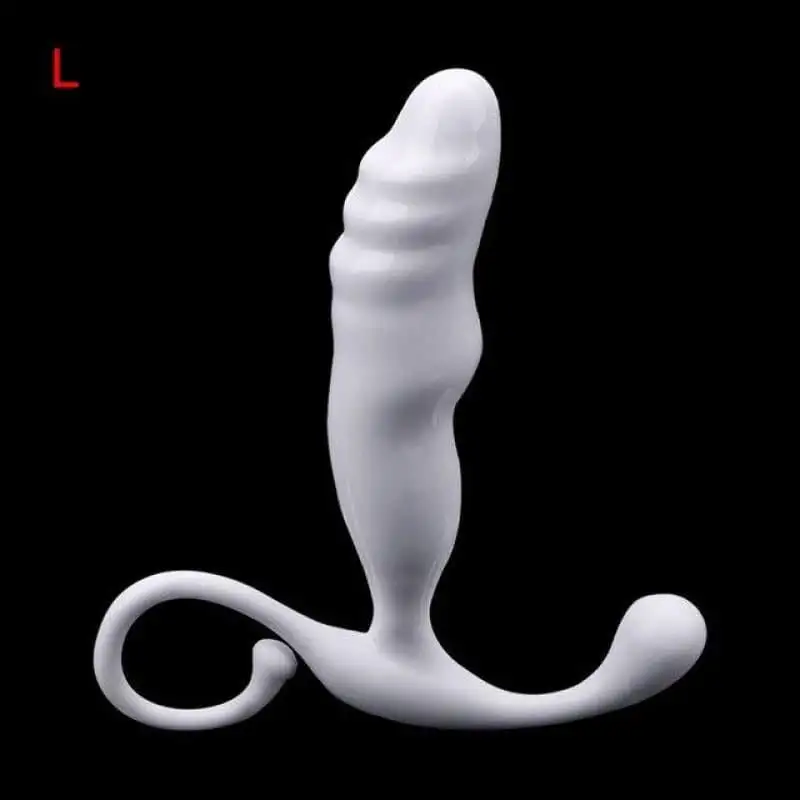 Stimulateur de Prostate Blanc taille L