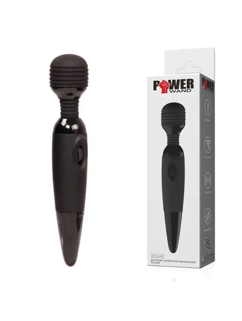 Stimulateur Power Wand Noir Pretty Love