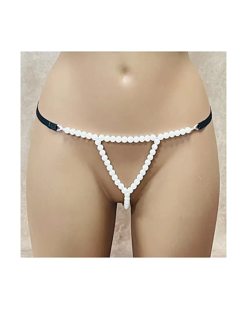 String Forme Triangle Perlé
