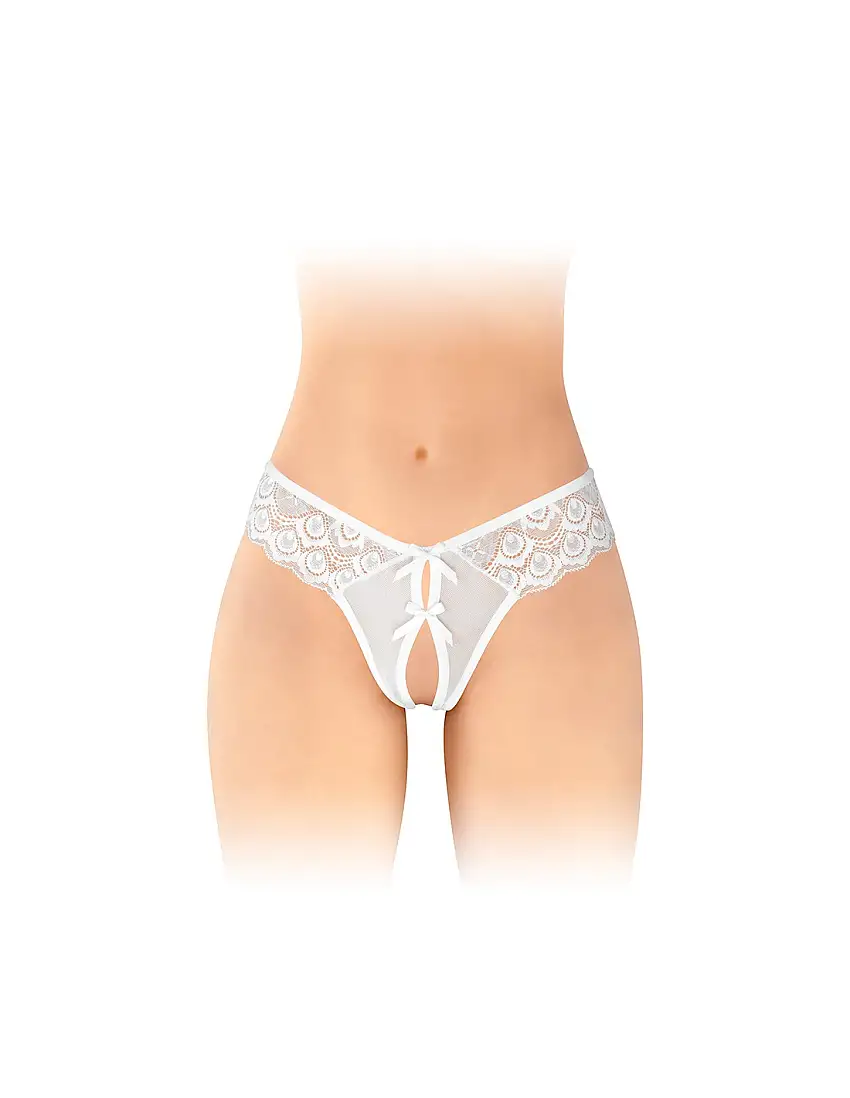 String ouvert Alicia blanc - Fashion Secret