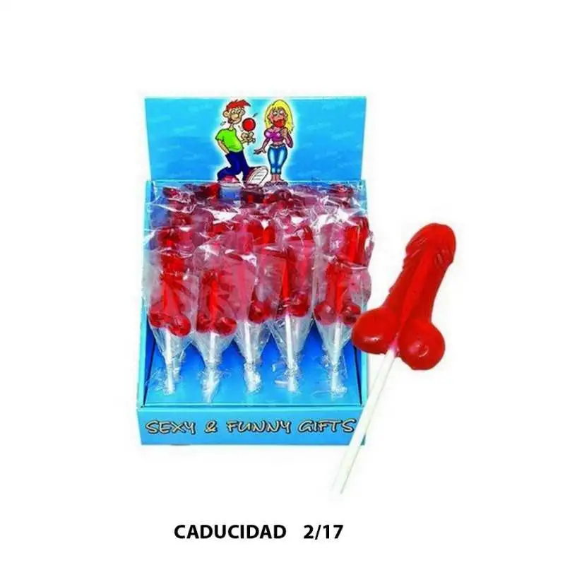 Sucette Sexe Masculin Fruits Rouges