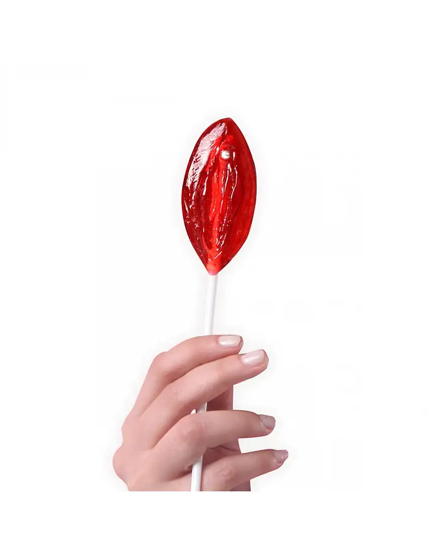 Sucette vulve fraise