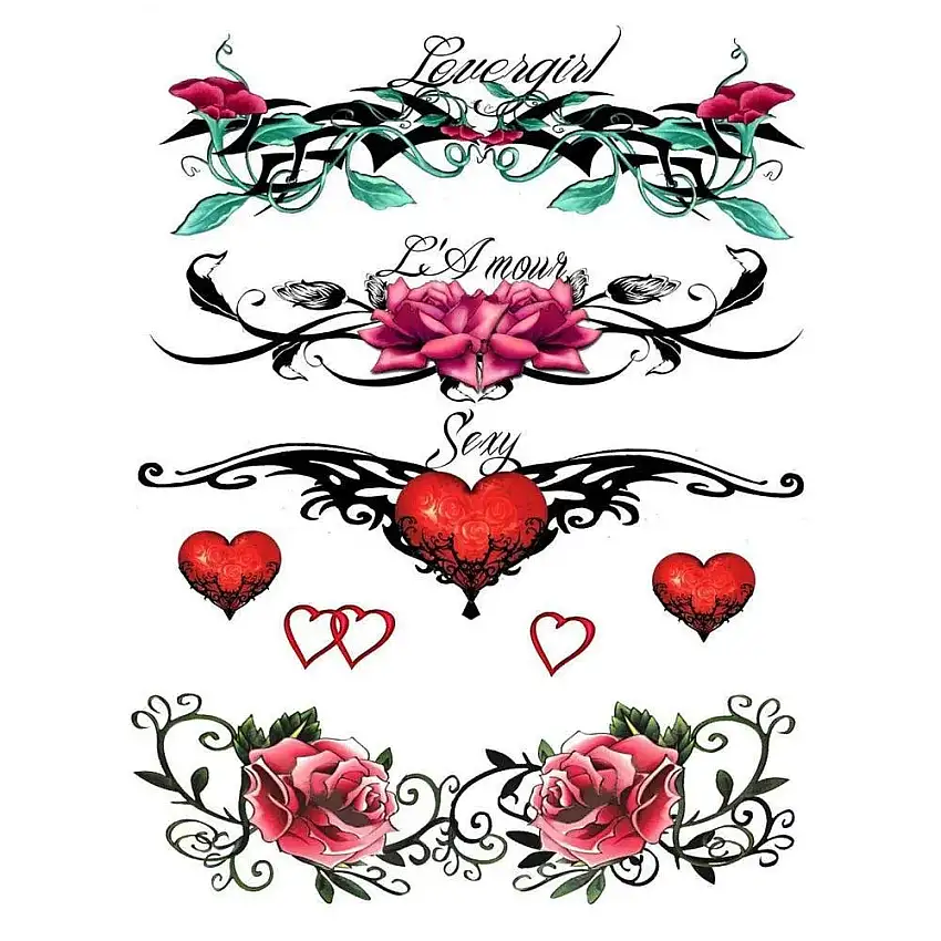 Tatouage Temporaire Sécurisé Waterproof Hypoallergénique USA