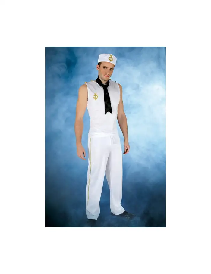 TENUE MARIN HOMME 4PCS BLAN T.U