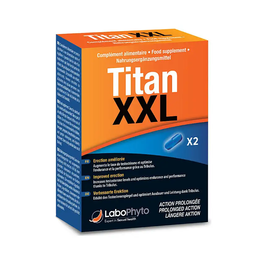 Titan XXL Stimulant Action Prolongée 2 gélules