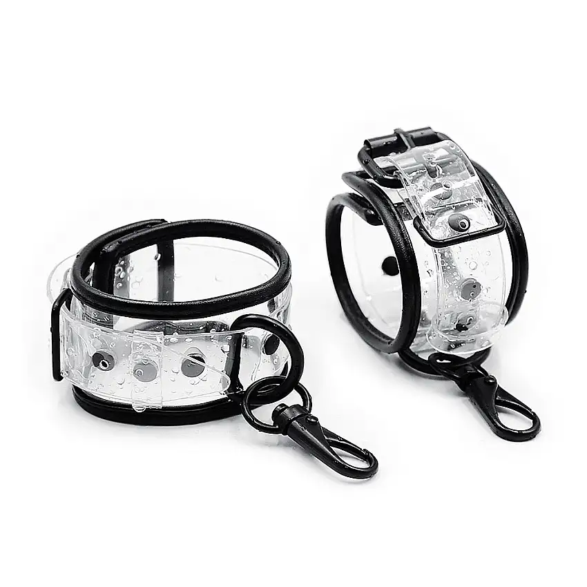 Menottes de chevilles transparentes