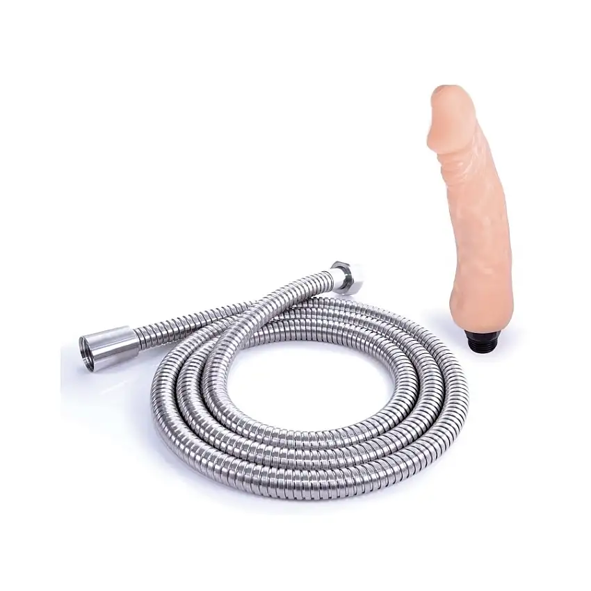 Tuyau de lavement avec Gode BIG SPLASH 15 x 3.5cm