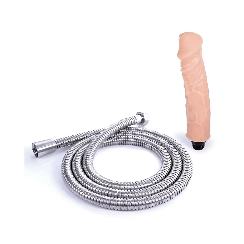 Tuyau de lavement avec Gode BIG SPLASH 16 x 4cm
