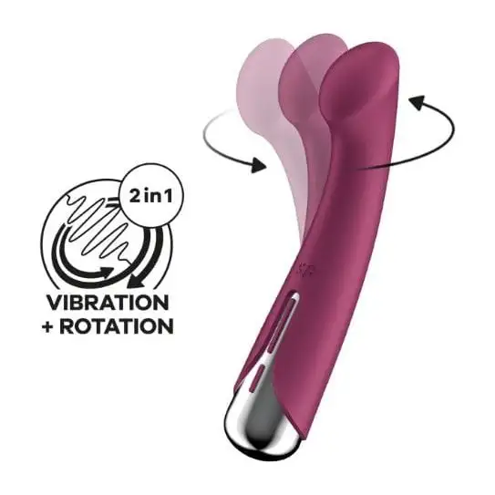 Vibrateur à Mouvement - Satisfyer - Spinning G-Spot 1