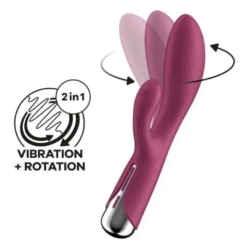 Vibrateur à Mouvement - Satisfyer - Spinning Rabbit 1