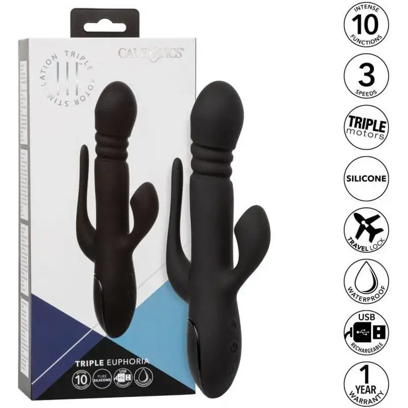 Vibrateur à Succion - Calexotics - III Triple Euphoria