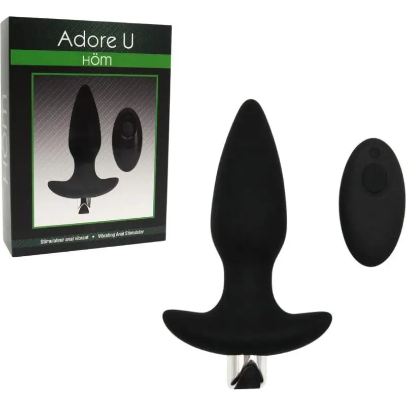 Vibrateur Anal Avec Télécommande - Adore U Höm - Plug anal - LA0477-11