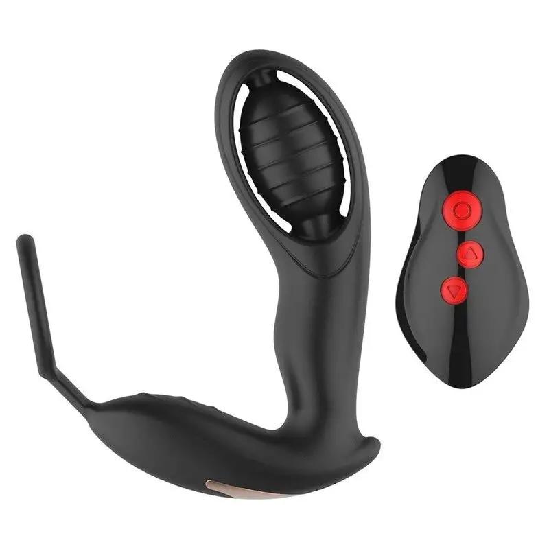 Vibrateur de prostate et sangle avec télécommande P-Thump