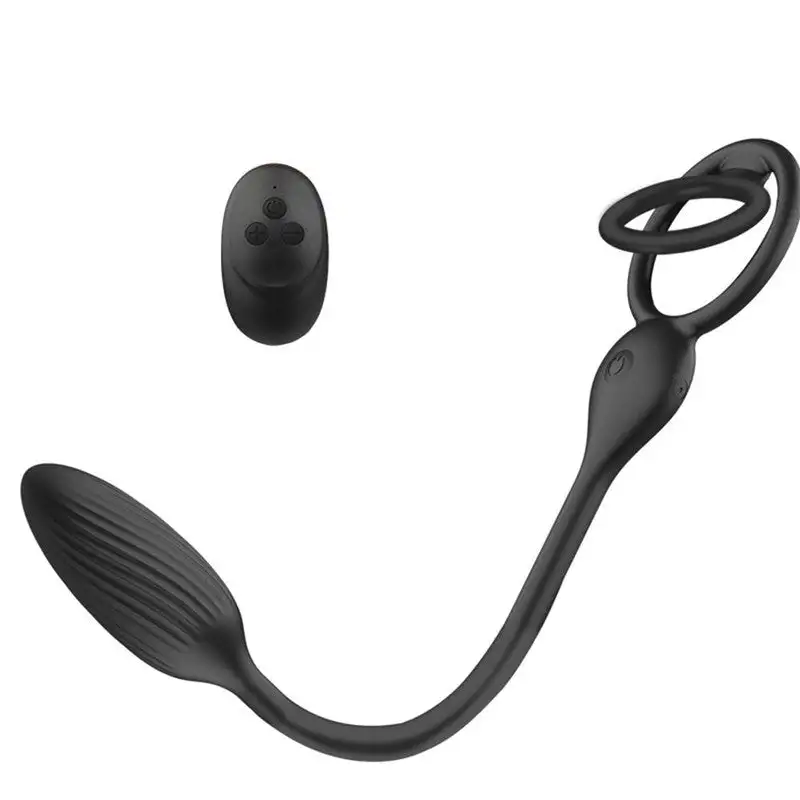Vibro en silicone pour prostate et sangle avec télécommande