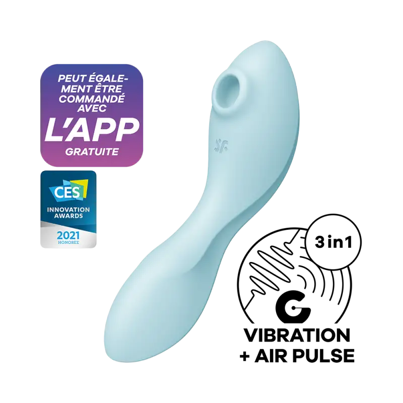 Vibromasseur connecté 3 en 1 Curvy Trinity 5 Satisfyer