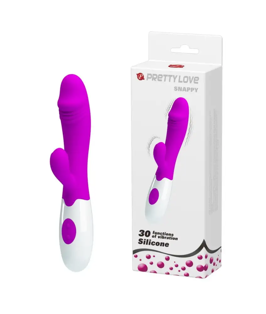 Vibromasseur Pretty Love Snappy en silicone