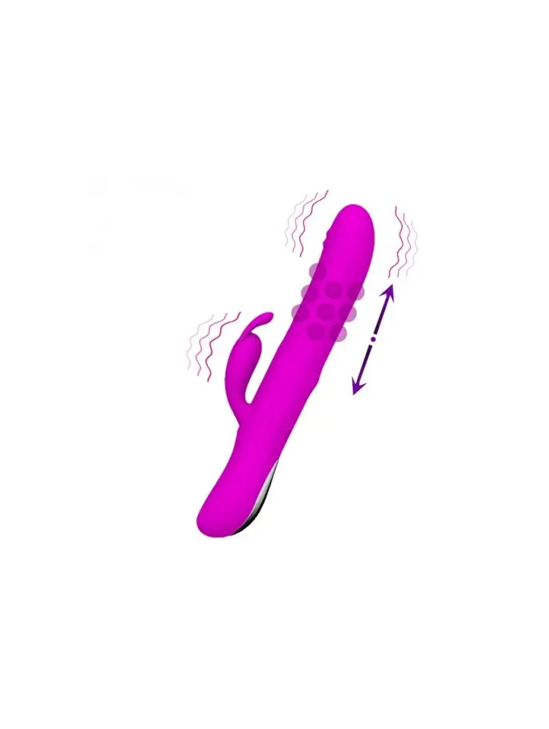 Stimulateur Rabbit Va-et-Vient Rolling Byron Pretty Love
