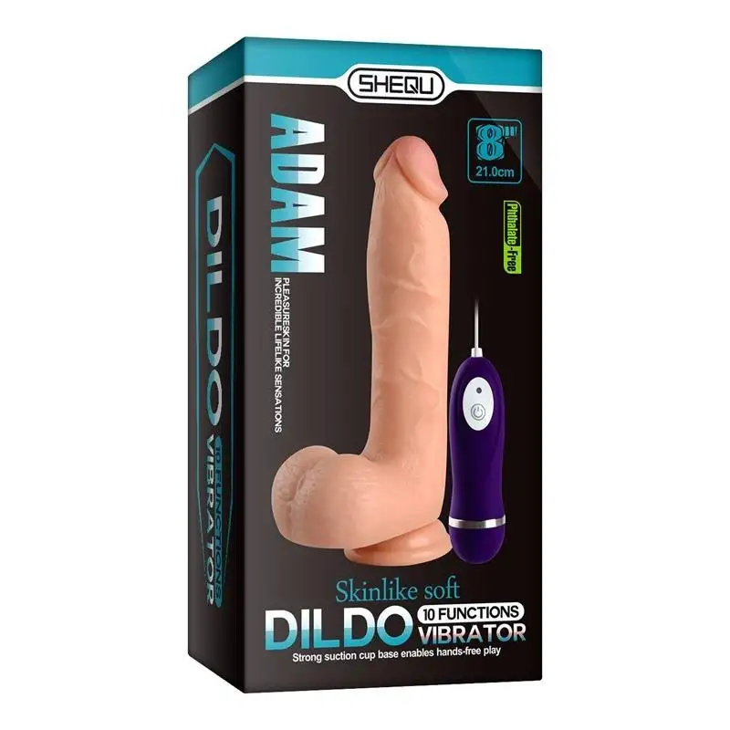 Vibromasseur réaliste télécommande Adam 21 cm